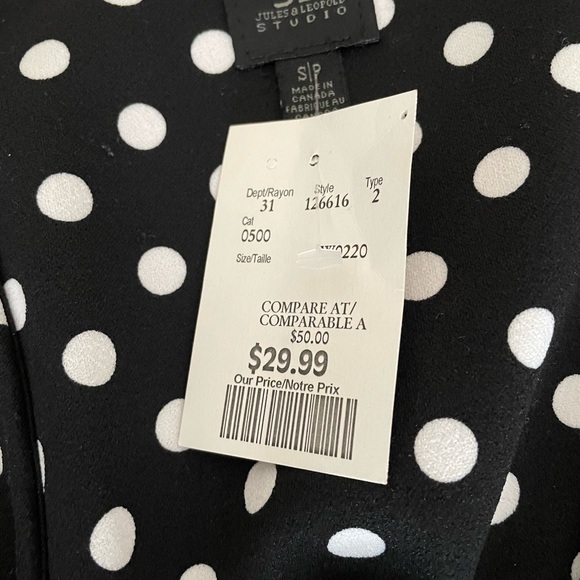 Jules & Leopold Studio polka dot dress - Picture 2 of 2